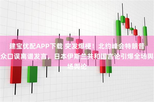 建宝优配APP下载 突发爆梗！北约峰会特朗普当众口误离谱发言，日本伊斯兰共和国言论引爆全场舆论
